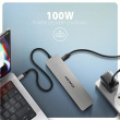 AXAGON USB-C 5Gbps DUAL 4K DISPLAY 7in1 Hub | HMC-7HX2 HMC-7HX2