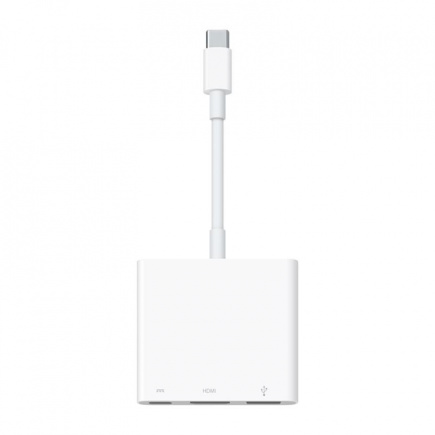 Apple USB-C Digital AV Multiport, valge - Adapter / MW5M3ZM/A
