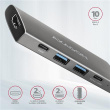 AXAGON Multi-port USB-C 10Gbps hub, 13cm | HMC-5G21 HMC-5G21