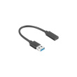 Lanberg USB Type-C to USB Type-A Adapter Cable | AD-UC-UA-03 AD-UC-UA-03