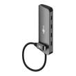 Goobay 76565 Slim 4-Port USB-Hub, USB-C™ auf USB-C™, 10 Gbit/s, Grey 76565