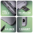 AXAGON USB-C 10Gbps GEN2COMBO 12in1 Hub | HMC-12GM2 HMC-12GM2