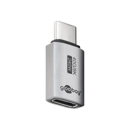 Goobay 74447 USB-C™ Adapter Straight, USB4™ | Goobay 74447