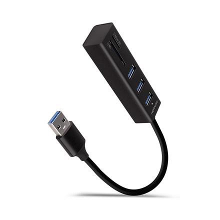 AXAGON SuperSpeed USB-A Hub and Card Reader | HMA-CR3A HMA-CR3A