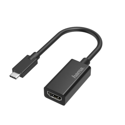 Hama Video Adapter, USB-C, HDMI, 4K, must - Adapter / 00205160 Hama Video Adapter, USB-C, HDMI, 4K, must - Adapter / 00205160