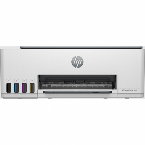HP SmartTank 580 All-in-One Printer - A4 Color Ink, Print/Copy/Scan, WiFi, 22ppm, 400-800 pages per month