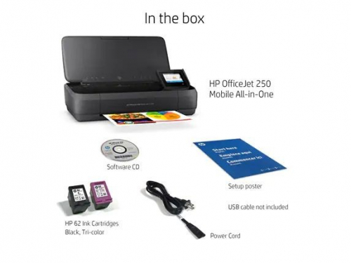 HP Inc. HP Officejet 252 AiO Printer CZ992A