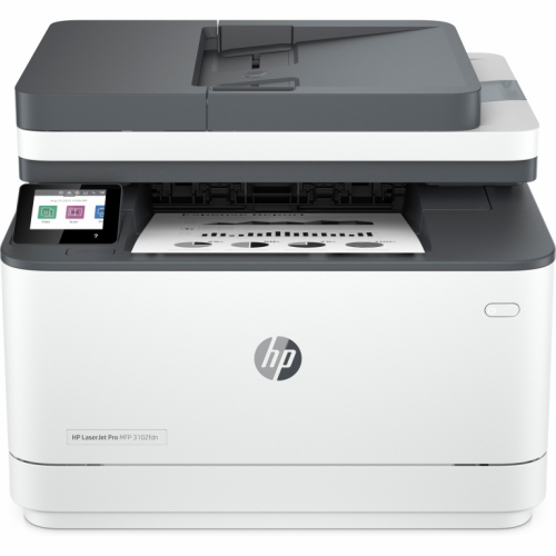 L HP LaserJet Pro 3102fdn Laser-Multifunktionsdrucker 4in1 LAN ADF Duplex