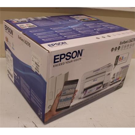 Восстановленный. | Epson Multifunctional printer | EcoTank L6276 | Inkjet | Colour | 3-in-1 | Wi-Fi | White | DAMAGED PACKAGING | Epson Multifunctional printer | EcoTank L6276 | Inkjet | Colour | 3-in-1 | Wi-Fi | White | DAMAGED PACKAGING