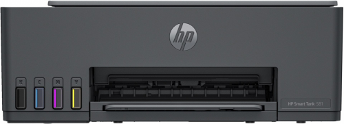 HP Smart Tank 581 All-in-One Printer, Home and home office, Print, copy, scan, Wireless; High-volume printer tank; Print from phone or tablet; Scan to PDF