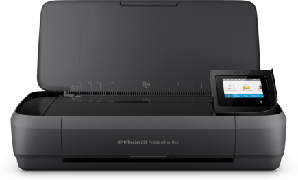 HP OfficeJet 250 Mobile AIO All-in-One Printer - A4 Color Ink, Print/Copy/Scan, Automatic Document Feeder, WiFi, 10ppm, 500 pages per month