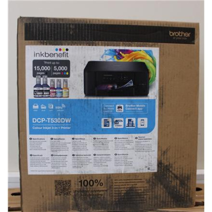 Восстановленный. Brother DCP-T530DW 3-in-1 Wireless Inkjet Printer | Brother DCP-T530DW | Inkjet | Colour | A4 | Wi-Fi | Black | DAMAGED PACKAGING