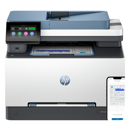 HP Color LaserJet Pro 3302sdw All-in-One Printer - A4 Color Laser, Print/Dual-Side Copy, Automatic Document Feeder, Auto-Duplex, LAN, WiFi, 25ppm, 150-2500 pages per month (replaces M282nw)