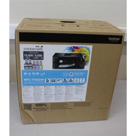 Taastatud. Brother MFC-T930DW All-in-One Wireless Inkjet Printer | Brother Multifunctional printer | MFC-T930DW | Inkjet | Colour | All-in-one | A4 | Wi-Fi | Must | DAMAGED PACKAGING