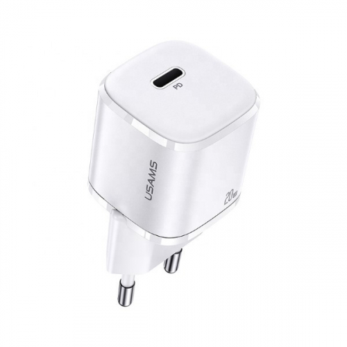USAMS USAMS Phone Charger 1x USB-C T36 20W PD3.0 Fas