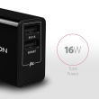 AXAGON AXAGON ACU-DS16 wall charger, 2x 5V-2.2A + 1A,