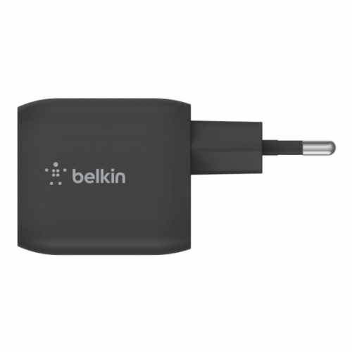 Belkin Dual USB-C GaN Wall Charger with PPS 45W black