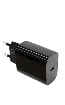 TB USB C 20W wall charger Power Delivery black