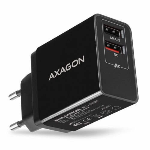 AXAGON AXAGON ACU-QS24 wall charger Smart 5V 1,2A + 1