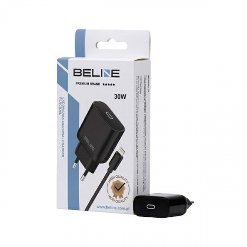 Beline Charger 30W USB-C + lightning, black cable