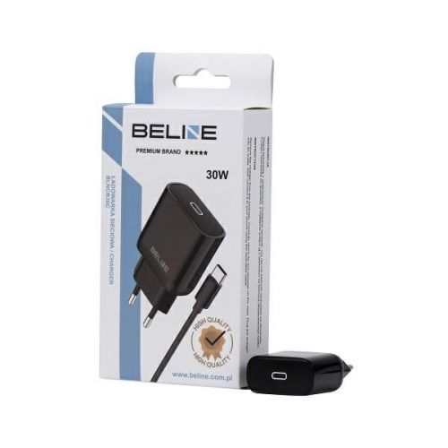 Beline Charger 30W USB-C + USB-C cable, black