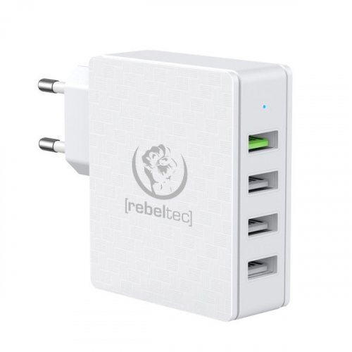 Rebeltec Fast charger QC3.0 techn ology 4 USB ports