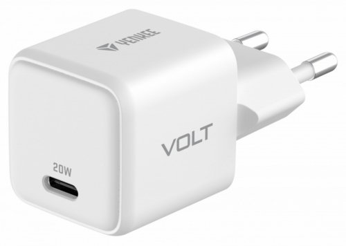 YENKEE USB C 20W 3A Power Delivery 3.0 QC 3.0 wall charger White