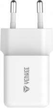 YENKEE USB C/A mains charger 20W/18W 3A Power delivery 3.0 QC3.0