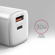 AXAGON AXAGON ACU-PQ30W PD&QC wall charger 30W white