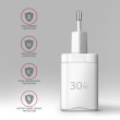 AXAGON AXAGON ACU-PQ30W PD&QC wall charger 30W white