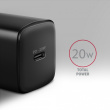 AXAGON ACU-PD20 PD&QC wall cha rger 20W 1x port black
