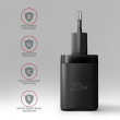 AXAGON ACU-PD20 PD&QC wall cha rger 20W 1x port black