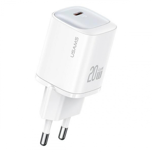 USAMS Charging 20W GaN USB-C Fast Charging CC248 Whi