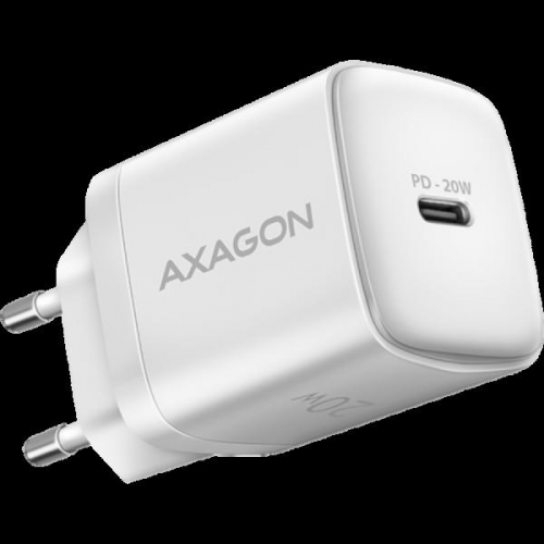 AXAGON ACU-PD20W wall charger 1x QC3.0/AFC/FCP/PD type-C, 20W, white