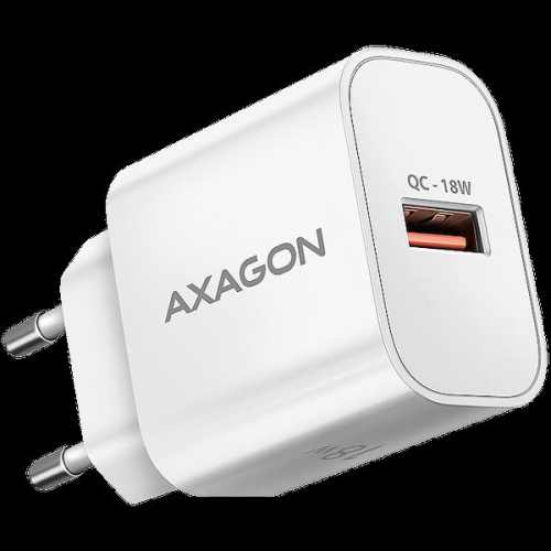 AXAGON ACU-QC18W wall charger 1x QC3.0/AFC/FCP/SMART, 18W, white