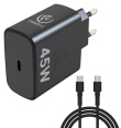 Rebeltec Fast charger PD45W USB-C for notebooks, phones,