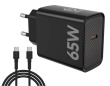Rebeltec Fast charger PD65W USB-C for notebooks, smartpho