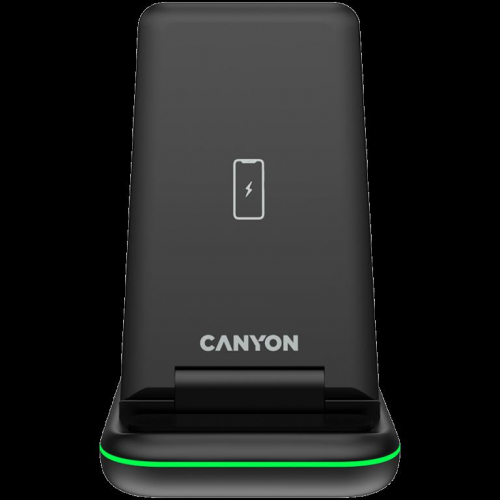 CANYON wireless charger WS-304 15W 3in1 Black