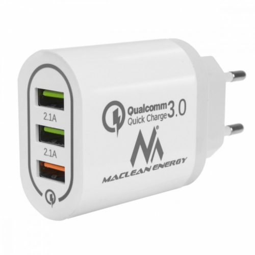 Maclean Universal 3xUSB quick charger Maclean MCE479W