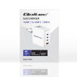Qoltec GaN 140W charger 5V 20V 2.5A 5A,3xUSB C PD,1xUS