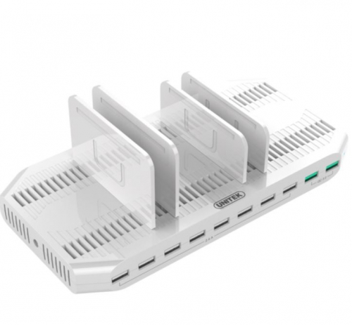 Unitek Charging station 10xUSB; 96W; 2xQC3.0; Y-2190A