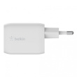 Belkin 65W DUAL USB-C GAN WALL PPS White