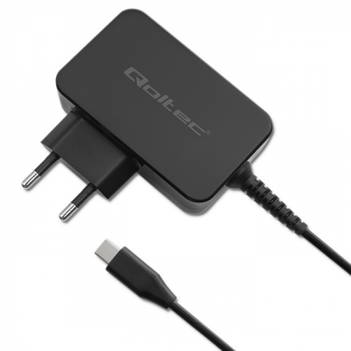 Qoltec GaN POWER PRO charger 1xUSB C, 65W, 5 20V