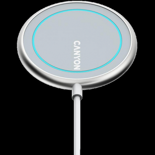 CANYON wireless charger WS-100 15W Magnetic Silver