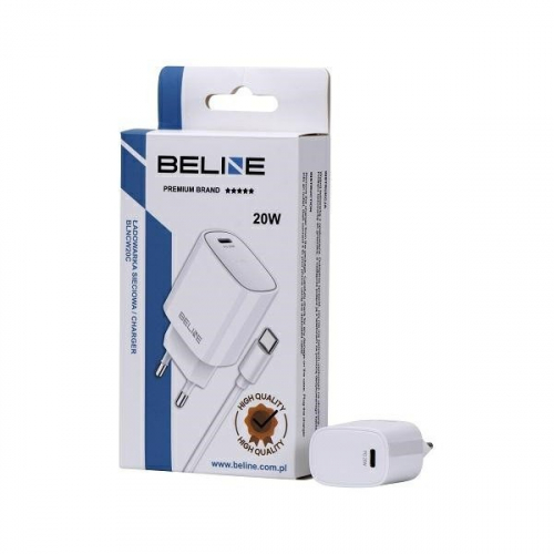 Beline Charger 20W USB-C + USB-C cable white