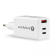 everActive CHARGER USB/USB-C QC4+ 65W WHITE