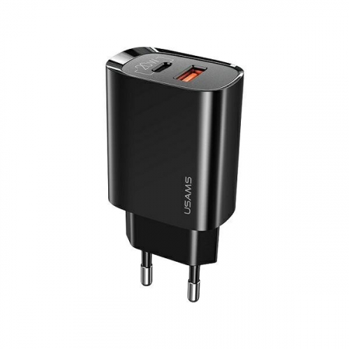 USAMS Usams phone charger 1xU SB-C+1xUSB T35 20W PD3.