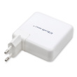 Qoltec Power charger GaN FAST 108W, USB C, white