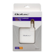 Qoltec Power charger GaN FAST 108W, USB C, white