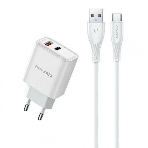 AWEI Charger GaN 22,5W PD81T 22,5W + USB-C cable